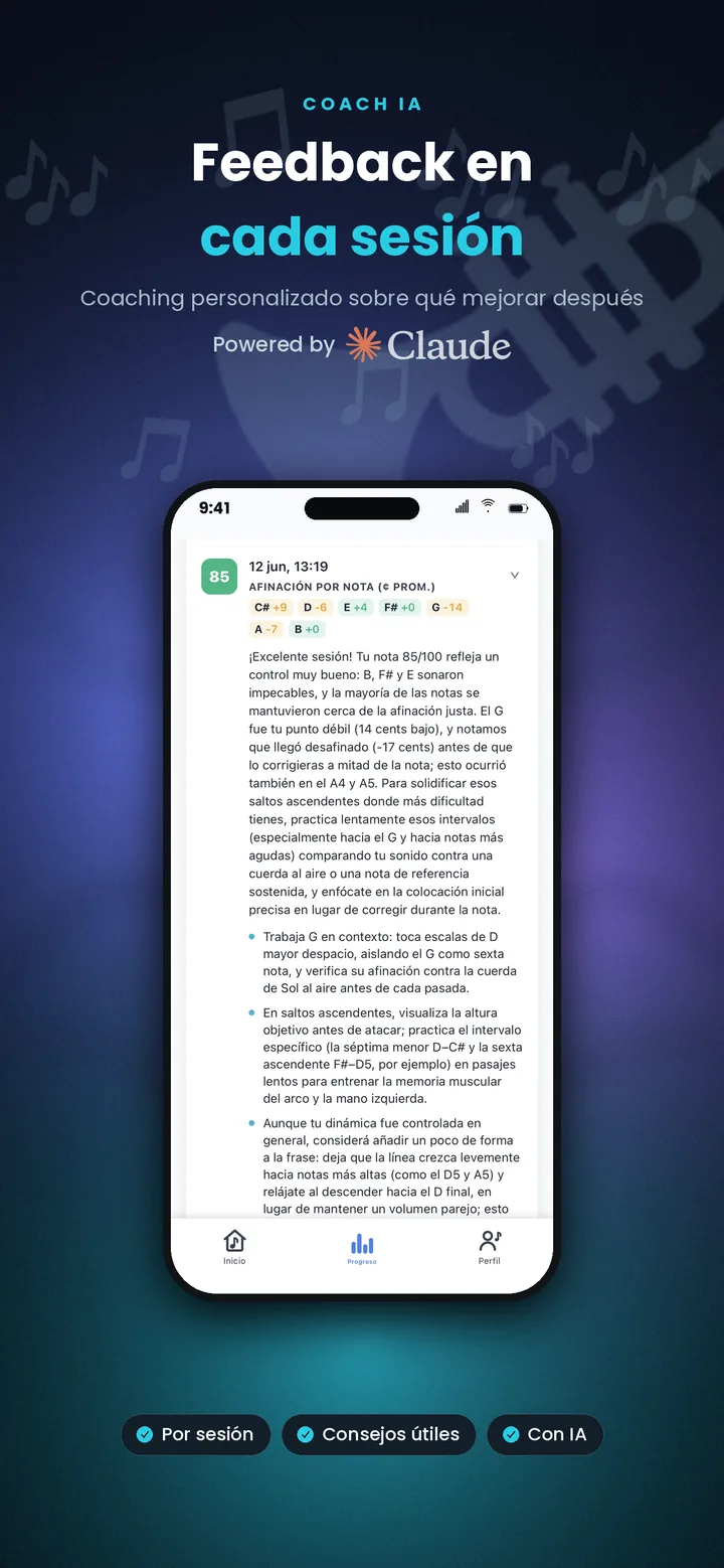 Solo tocá — la IA escucha